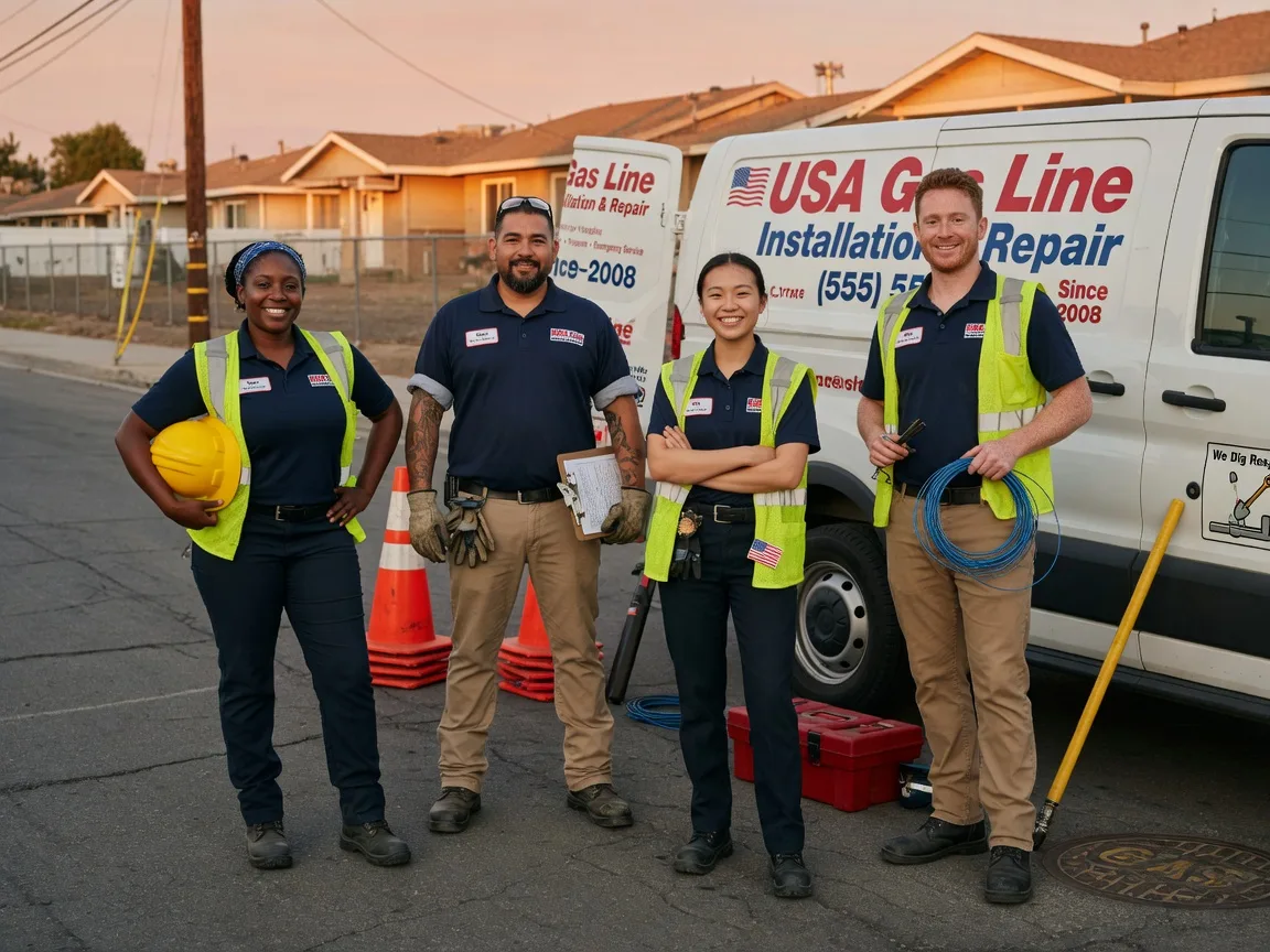 Gas Line Installation company in Oconee, IL